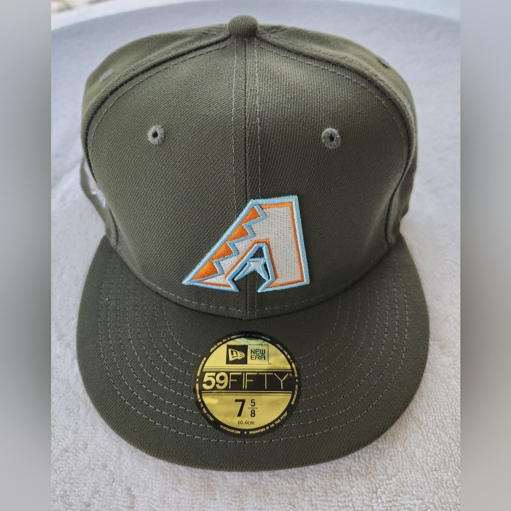Diamondbacks|New Era 59Fifty Cooperstown|Superbloom/Olive|20th Anniv|Size 7 5/8